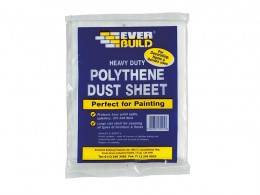 Everbuild Sika Polythene Dust Sheet 12 x 9ft &pound;3.25
